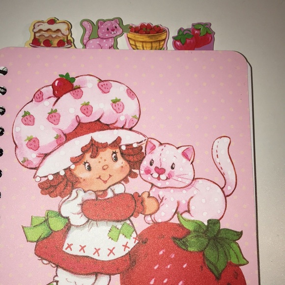 Strawberry Shortcake Tabbed Journal Notebook brand new - Picture 3 of 8